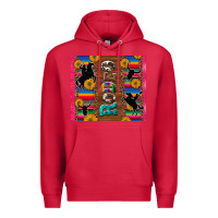 Cardinal rodeo serape leopard glitter Premium Hoodie - Artiststas