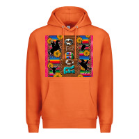 Carrot rodeo serape leopard glitter Premium Hoodie - Artiststas