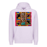 Lilac rodeo serape leopard glitter Premium Hoodie - Artiststas