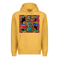 Mustard rodeo serape leopard glitter Premium Hoodie - Artiststas