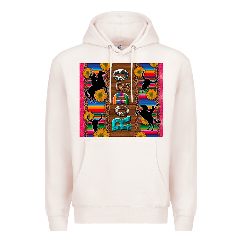 Rodeo Serape Leopard Glitter Premium Hoodie by Artiststas | Teevron