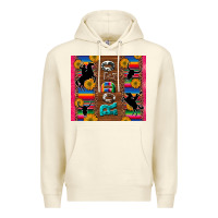Sandshell rodeo serape leopard glitter Premium Hoodie - Artiststas
