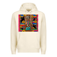 Tofu rodeo serape leopard glitter Premium Hoodie - Artiststas