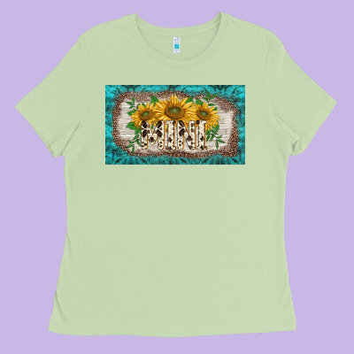 Western Mother's Day Mini  Cup Ladies Tee Designed By Barkaloodesign