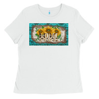 White western mother's day mini  cup Ladies Tee - BarkalooDesign