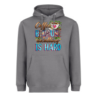 Storm coffee because adulting is hard Heavyweight Hoodie - Zillion Design Studio