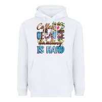 Coffee Because Adulting Is Hard Heavyweight Hoodie | Teevron