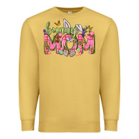 Antique Gold Bunny Mom Easter Day Premium Sweatshirt - Neo Western