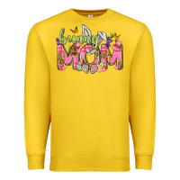 Bunny Mom Easter Day Premium Sweatshirt | Teevron