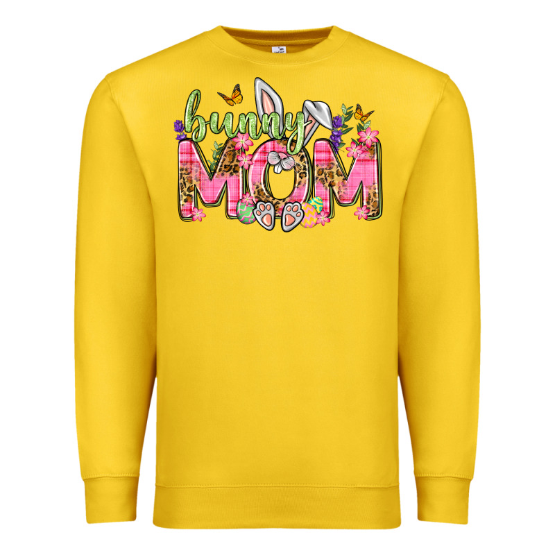 Bunny Mom Easter Day Premium Sweatshirt by Neo Western | Teevron