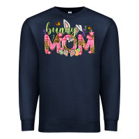 Navy Bunny Mom Easter Day Premium Sweatshirt - Neo Western