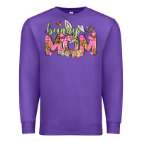 Purple Bunny Mom Easter Day Premium Sweatshirt - Neo Western