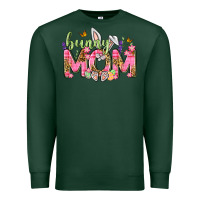 Sports Green Bunny Mom Easter Day Premium Sweatshirt - Neo Western