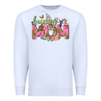 White Bunny Mom Easter Day Premium Sweatshirt - Neo Western
