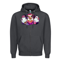 Smoke Halloween ghost Heifer Zipper Hoodie - RanaPortraitStore