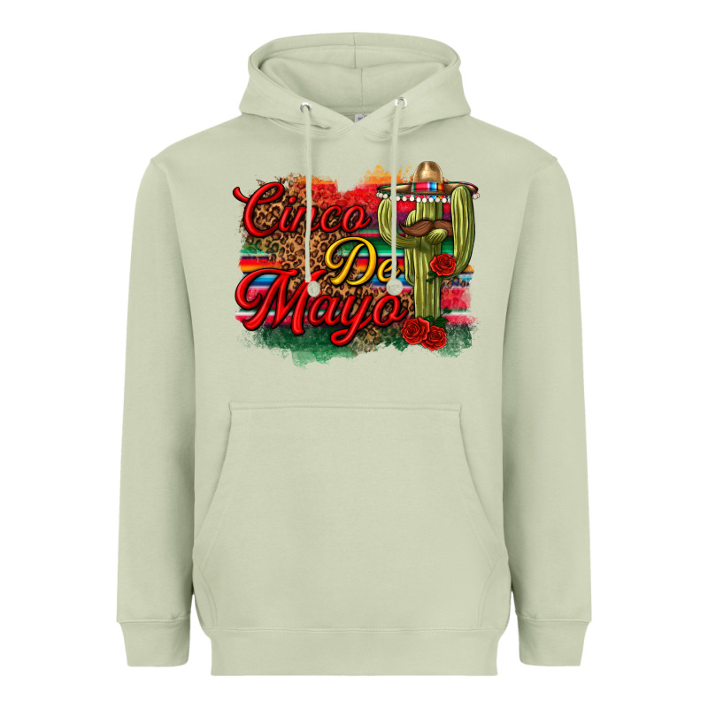 Cinco De Mayo Cactus Heavyweight Hoodie by texasbilliewilder | Teevron