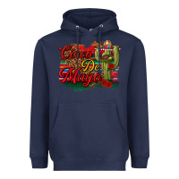 Navy Cinco de Mayo Cactus Heavyweight Hoodie - texasbilliewilder