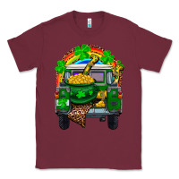 Burgundy st patricks day truck with pot of gold horseshoe a Classic Tee - RanaPortraitStore