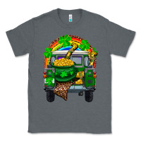Charcoal Heather st patricks day truck with pot of gold horseshoe a Classic Tee - RanaPortraitStore