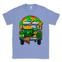 Colony Blue st patricks day truck with pot of gold horseshoe a Classic Tee - RanaPortraitStore