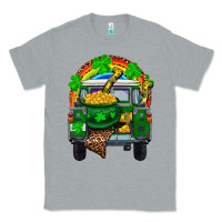 Heather Grey st patricks day truck with pot of gold horseshoe a Classic Tee - RanaPortraitStore