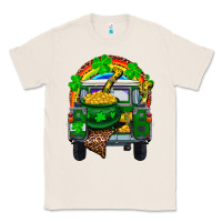 Natural st patricks day truck with pot of gold horseshoe a Classic Tee - RanaPortraitStore