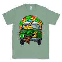 Sage st patricks day truck with pot of gold horseshoe a Classic Tee - RanaPortraitStore