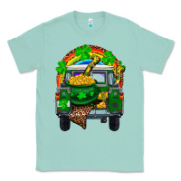 Seafoam st patricks day truck with pot of gold horseshoe a Classic Tee - RanaPortraitStore