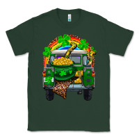 Sports Green st patricks day truck with pot of gold horseshoe a Classic Tee - RanaPortraitStore