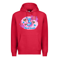 Cardinal back to school flowers third grade 3200x2400 Premium Hoodie - AdoDesignShop