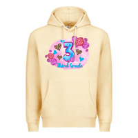 Pina Colada back to school flowers third grade 3200x2400 Premium Hoodie - AdoDesignShop