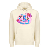 Sandshell back to school flowers third grade 3200x2400 Premium Hoodie - AdoDesignShop