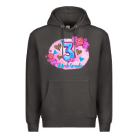Smoke back to school flowers third grade 3200x2400 Premium Hoodie - AdoDesignShop