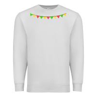 Dove Grey mexican flags Premium Sweatshirt - FaDigitalArtStudio