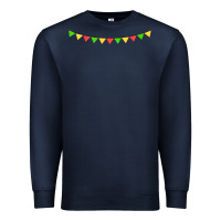 Navy mexican flags Premium Sweatshirt - FaDigitalArtStudio