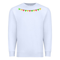 White mexican flags Premium Sweatshirt - FaDigitalArtStudio