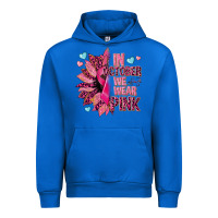 Cobalt In october we wear pink Urban Hoodie - NancyCooperArtShop