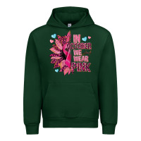 Forest Green In october we wear pink Urban Hoodie - NancyCooperArtShop