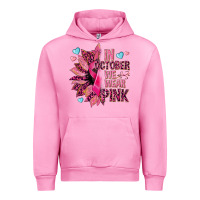 Fuchsia Pink In october we wear pink Urban Hoodie - NancyCooperArtShop