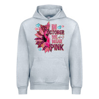 Heather Grey In october we wear pink Urban Hoodie - NancyCooperArtShop