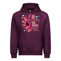 Mauve Wine In october we wear pink Urban Hoodie - NancyCooperArtShop