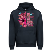 Navy In october we wear pink Urban Hoodie - NancyCooperArtShop