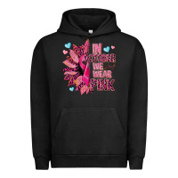 Pigment Black In october we wear pink Urban Hoodie - NancyCooperArtShop