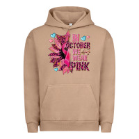 Pigment Burro In october we wear pink Urban Hoodie - NancyCooperArtShop