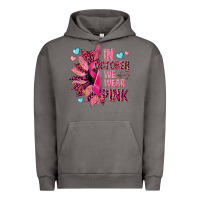 Pigment Tornado In october we wear pink Urban Hoodie - NancyCooperArtShop