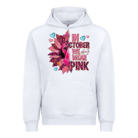 White In october we wear pink Urban Hoodie - NancyCooperArtShop