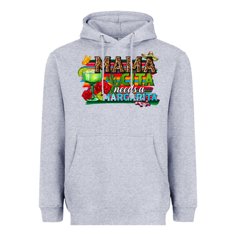 Mama Cita Needs A Margarita Heavyweight Hoodie by texasbilliewilder | Teevron