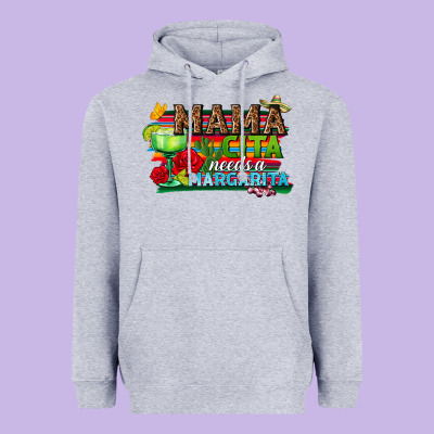 Mama Cita Needs A Margarita Heavyweight Hoodie Designed By Texasbilliewilder