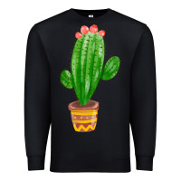 Black mexican cactus Premium Sweatshirt - FaDigitalArtStudio