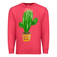 Cardinal mexican cactus Premium Sweatshirt - FaDigitalArtStudio